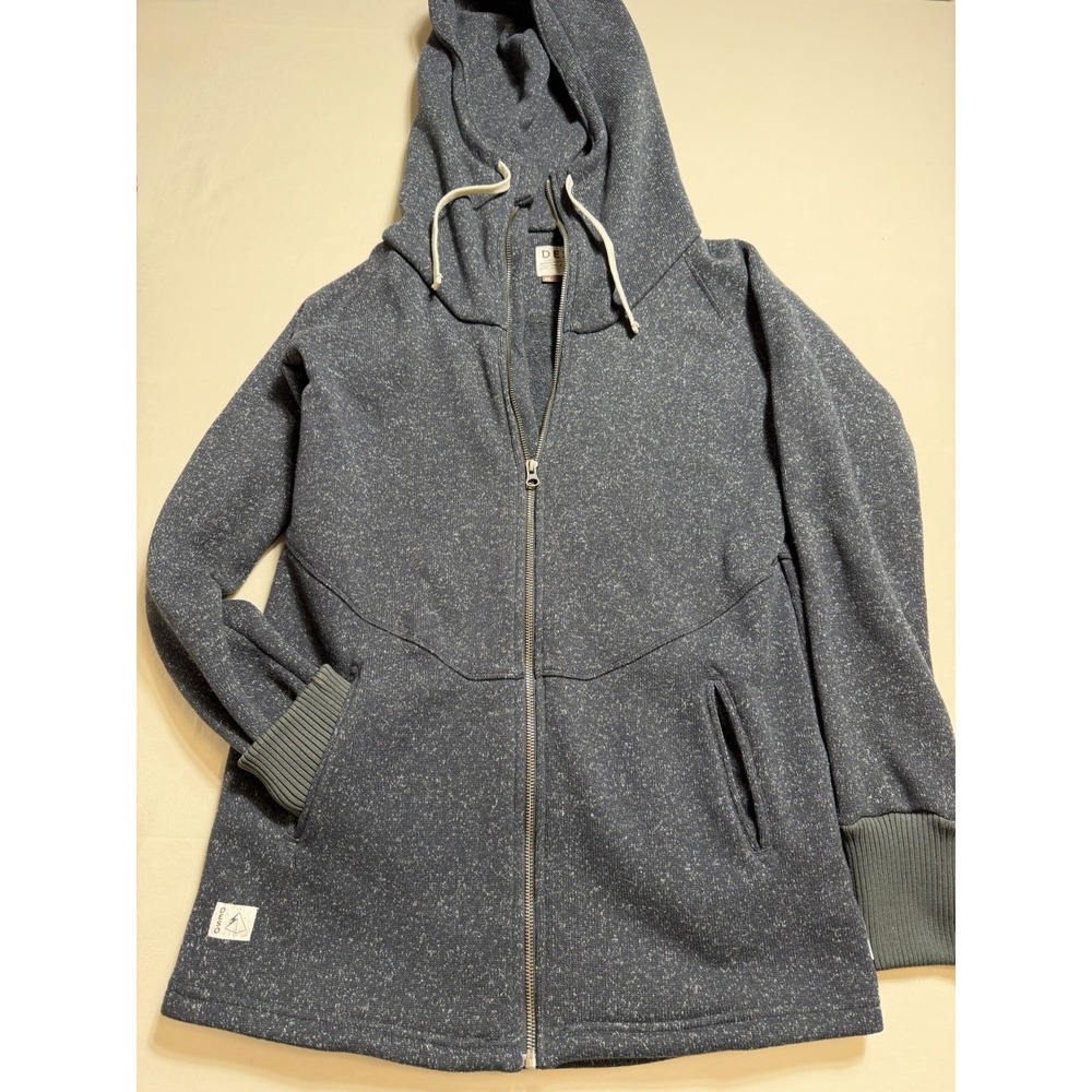Deso Wanderer Mens Size Medium Black Pepper Heavyweight Full Zip Hoodie Made USA
